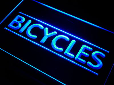 Bicycles neon sign LED