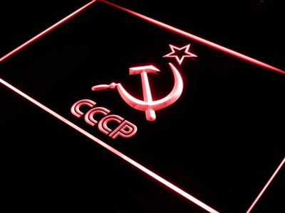 Soviet Union neon sign LED