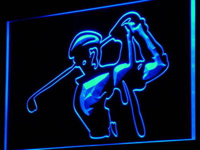 Golfer neon sign LED