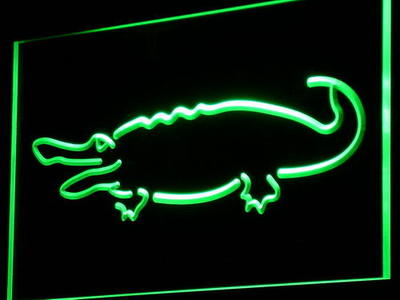Alligator neon sign LED