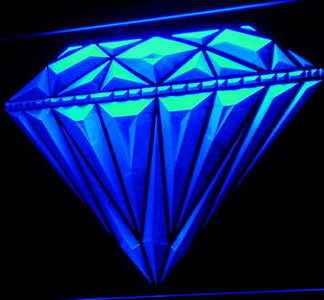 Diamond neon sign LED