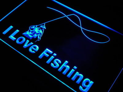 I Love Fishing neon sign LED