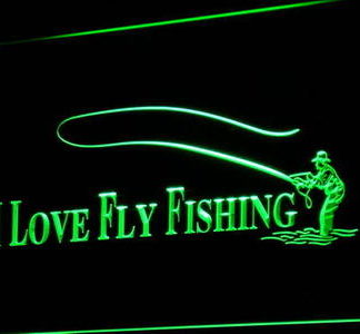 Fly Fishing neon sign LED