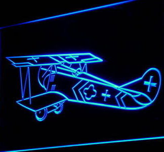 Vintage Aircraft neon sign LED
