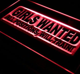 Girls Wanted neon sign LED