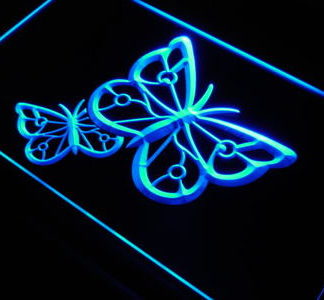 Butterflies neon sign LED