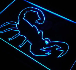 Scorpion neon sign LED