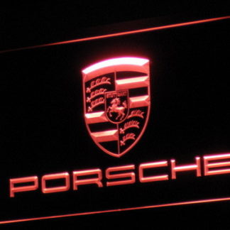 Porsche neon sign LED