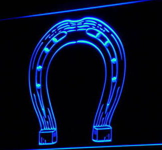Horseshoe neon sign LED