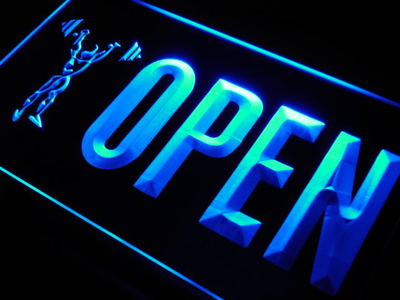 Gym Open neon sign LED