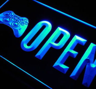Game Room Open neon sign LED