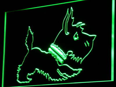 Scottish Terrier neon sign LED