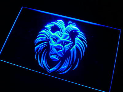 Lion neon sign LED