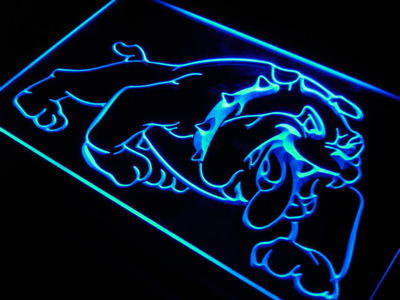 Bulldog neon sign LED