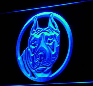 Staffordshire Bull Terrier neon sign LED