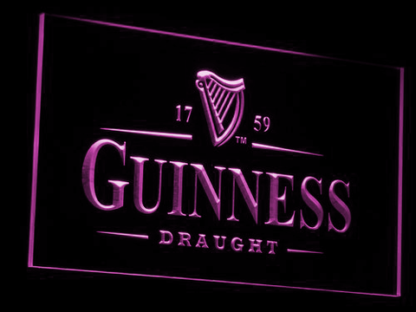 Guinness Draught neon sign LED