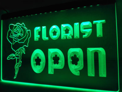 Florist Open neon sign LED