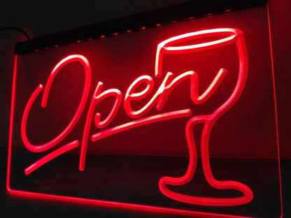 Bar Open neon sign LED