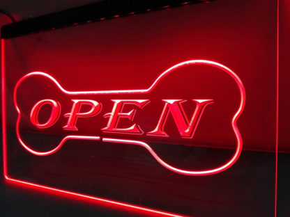 Pet Shop Open neon sign LED