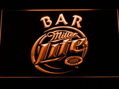 Miller Lite Bar neon sign LED