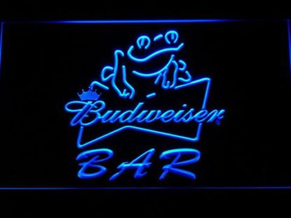 Budweiser Frog Bar neon sign LED