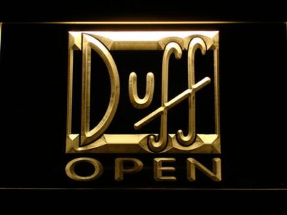 Duff Open neon sign LED