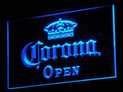 Corona Open neon sign LED