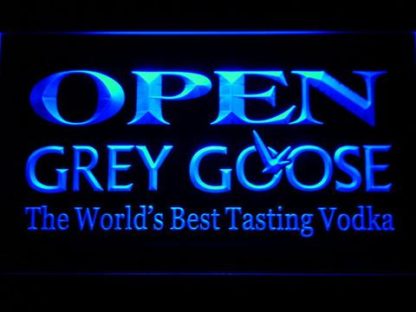 Grey Goose Open neon sign LED