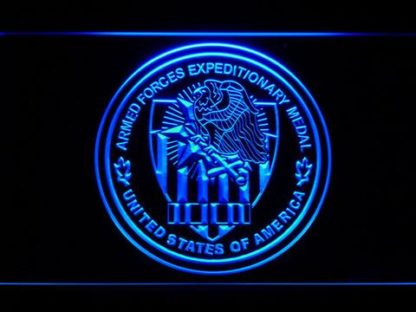 US Armed Forces  Expeditionary Medal neon sign LED