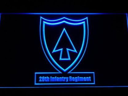 US Army 26th Infantry Regiment neon sign LED