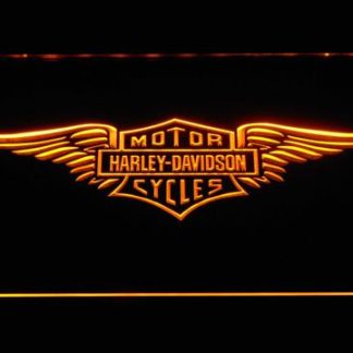 Harley Davidson Wings neon sign LED