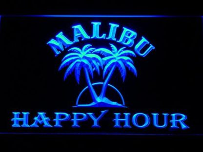 Malibu Happy Hour neon sign LED