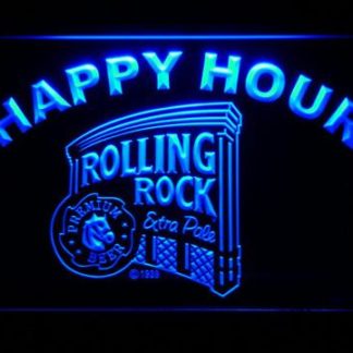 Rolling Rock Happy Hour neon sign LED