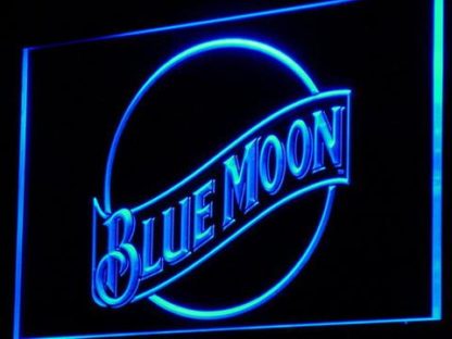 Blue Moon neon sign LED