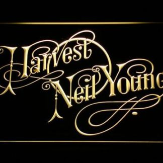 Neil Young Harvest neon sign LED