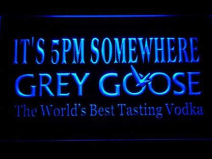 Grey Goose It's 5pm Somewhere neon sign LED