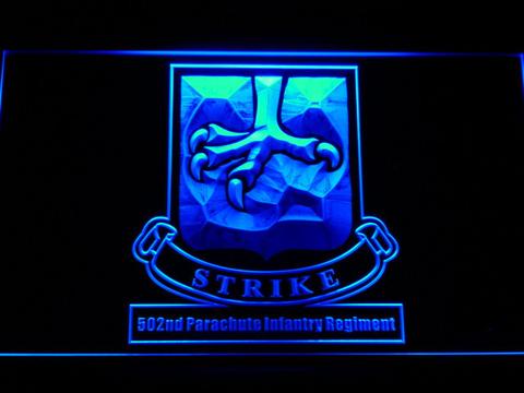 US Army 502nd Parachute Infantry Regiment neon sign LED