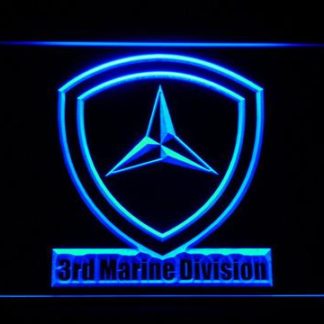 US Marine Corps 3rd Marine Division neon sign LED