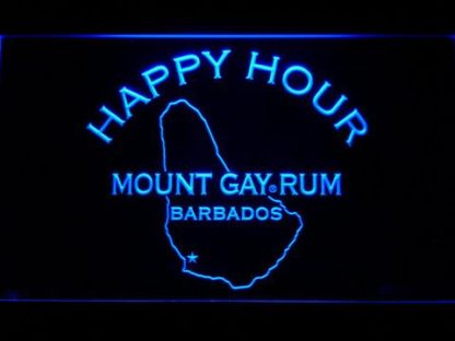 Mount Gay Rum Happy Hour neon sign LED