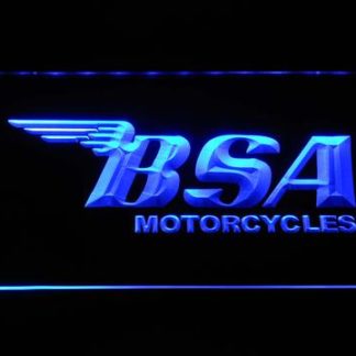 BSA Motorcycles neon sign LED