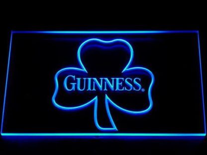 Guinness Shamrock Outline neon sign LED