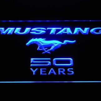 Ford Mustang 50 Years Wordmark neon sign LED
