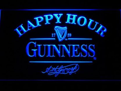 Guinness Signature Happy Hour neon sign LED