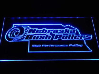Nebraska Bush Pullers neon sign LED