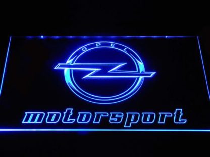 Opel Motorsport neon sign LED