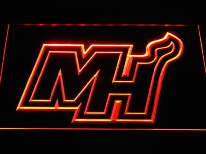 Miami Heat MH neon sign LED