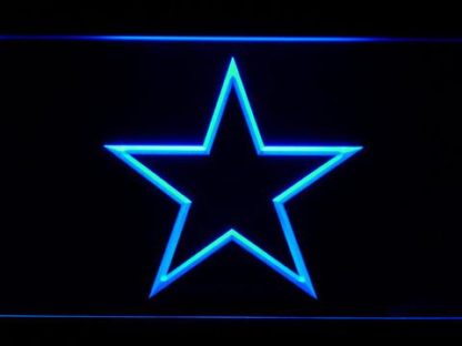 Dallas Cowboys Star Outline neon sign LED