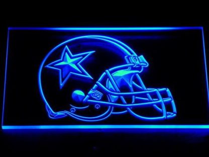 Dallas Cowboys Helmet neon sign LED