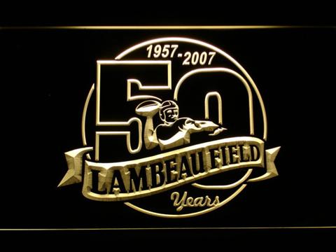 Green Bay Packers Lambeau Field 50th Anniversary - Legacy Edition neon sign LED