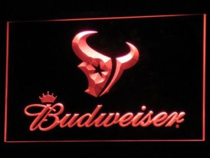 Houston Texans Budweiser neon sign LED